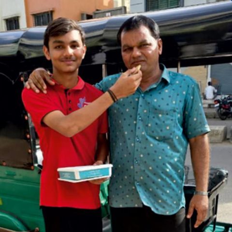 Patel Jeel with father